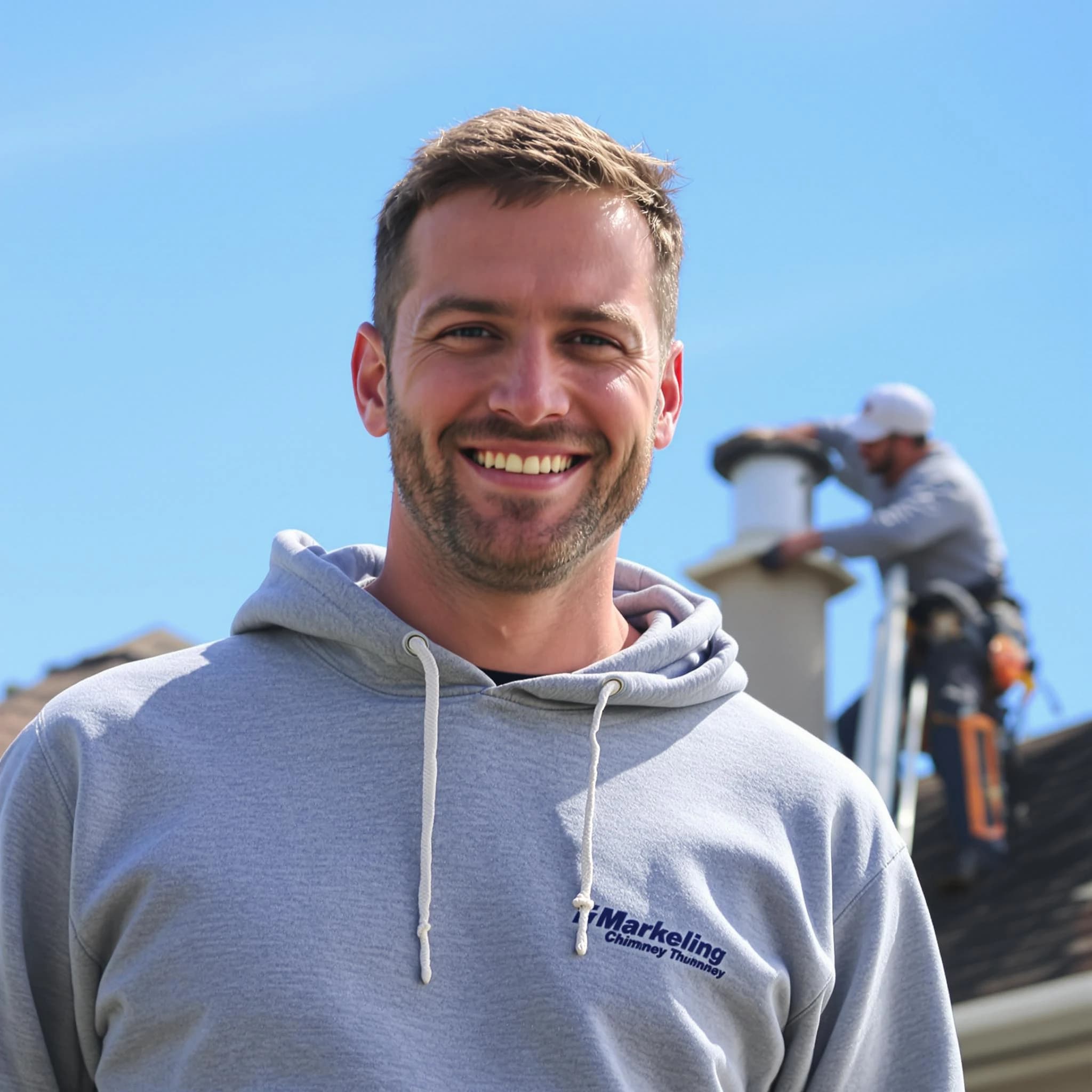 The Brockton Chimney Sweep team.